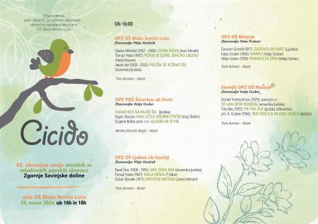 CICIDO - program prireditve